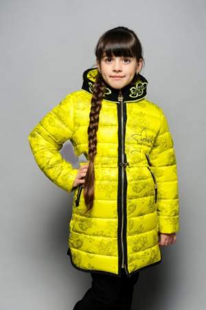 Зимняя теплая детская куртка для девочек