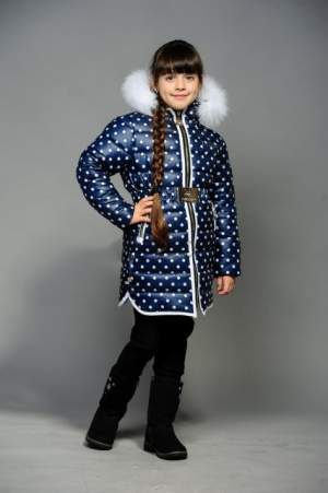 Зимняя куртка-пальто для девочек