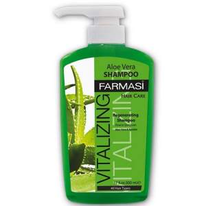 Восстанавливающий шампунь для волос с экстрактом алое вера Farmasi Aloe Vera Vitalizing Shampoo