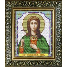 Схема на ткани для вышивания бисером VIA5067 Святая Мученица Любовь. ArtSolo Схема на ткани для вышивания бисером VIA5067 Святая Мученица Любовь. ArtSolo