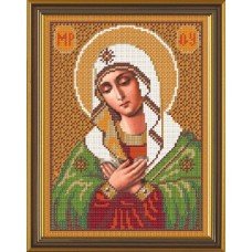 Бис9022 Умиление. Новая Слобода. Рисунок на ткани для вышивания бисером Бис9022 Умиление. Новая Слобода. Рисунок на ткани для вышивания бисером