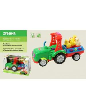 Муз.трактор ZY6604A батар.,в кор. 34*20*14см