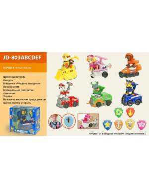 Машина инерц. JD-803A РР , в ассортименте,батар.,свет.,звук,в кор. 18*17см