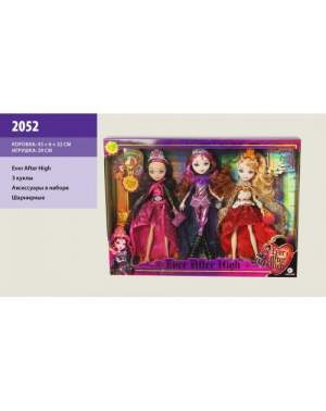 Кукла Ever After High 2052, 3 куклы,с аксс.,на шарнирах,в коробке