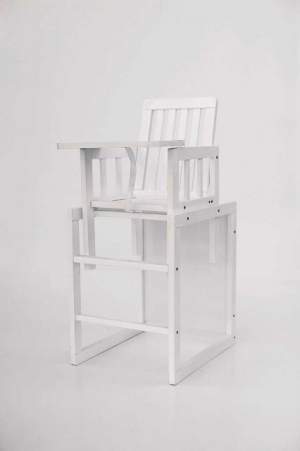 Детский деревянный стульчик для кормления DeSon МАЛЫШ M18-01