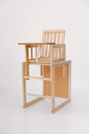 Детский деревянный стульчик для кормления DeSon МАЛЫШ M18-04