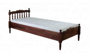 Спальні / Ліжко дерев’яне 800 (точені ніжки)