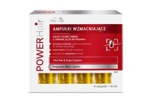 Ампулы по уходу за слабыми и тонкими волосами с тенденцией к выпадению JOANNA POWER HAIR VITAL HAIR & SCALP COMPLEX