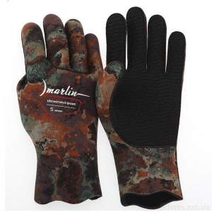 Перчатки Marlin Ultrastretch Brown 5 мм Перчатки Marlin Ultrastretch Brown 5 мм
