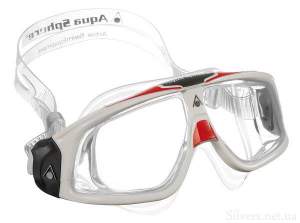 Окуляри для плавання Aqua Sphere Seal 2.0 Clear Lens White/Red (175120) Окуляри для плавання Aqua Sphere Seal 2.0 Clear Lens White/Red (175120)