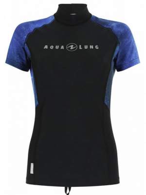 Тенниска Aqua Lung Rashguard Galaxy Blue Lady, короткий рукав (RW113) Тенниска Aqua Lung Rashguard Galaxy Blue Lady, короткий рукав (RW113)