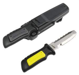 Нож Underwater Kinetics Fusilier Hydralloy, Blunt Tip, черный (30234)