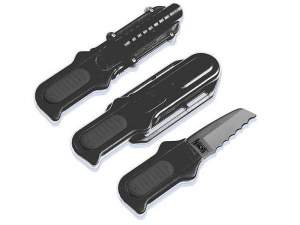 Нож Underwater Kinetics Remora Titanium, Blunt Tip, черный (30144)