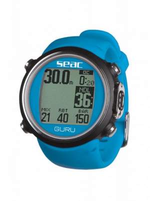 Декомпрессиметр Seac Sub GURU, голубой (1600002AZ)