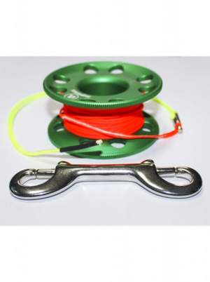 Шпуля с карабином и линем Apeks 30 м (AP0266/K)