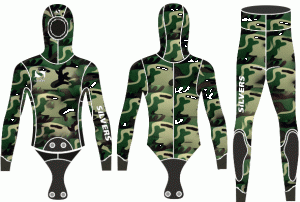 Гидрокостюм Silvers Hunter Рось 7 мм (camo Grey/HAKI/camo Green/camo Brown)