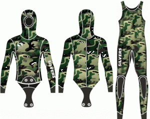 Гидрокостюм Silvers Hunter Рось 7 мм ПРО (camo Grey/HAKI/camo Green/camo Brown)  Гидрокостюм Silvers Hunter Рось