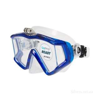 Маска Marlin Big Panoramic Blue + крепление под камеру GoPro (11206)