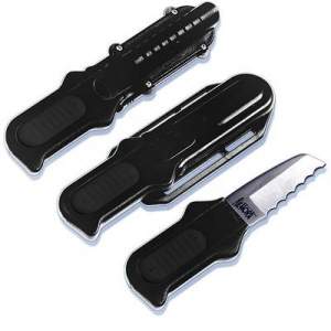 Нож Underwater Kinetics Remora Hydralloy, Blunt Tip, черный (30134)