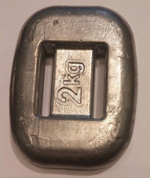 Вантаж свинцевий Silvers 2кг