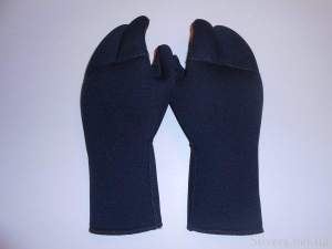 Рукавицы трехпалые Silvers 7 мм N/N Dur