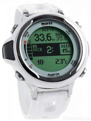 Декомпрессиметр Mares Matrix White (414167)