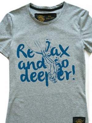 Футболка Aqua John Relax and go deeper  Lady