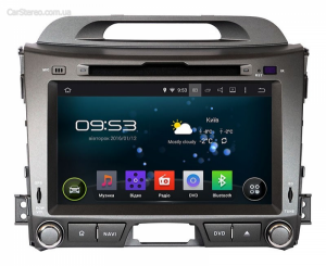 Штатна магнітола на ОС Android для автомобіля Kia  SPORTAGE R 2010+ AHR-1881