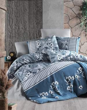 Постельное белье ранфорс First Choice Burrell Navy Blue Постельное белье ранфорс First Choice Burrell Navy Blue