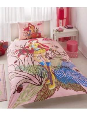 Детское постельное белье Tac Winx bloom nature love Детское постельное белье Tac Winx bloom nature love