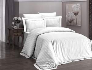 Постельное белье First Choice Deluxe Satin Square Novel Line White Постельное белье First Choice Deluxe Satin Square Novel Line White