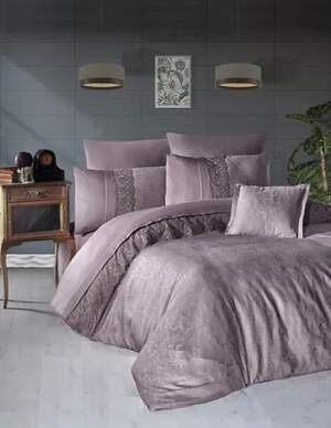 Однотонное постельное белье First Choice Florenza Lilac Однотонное постельное белье First Choice Florenza Lilac