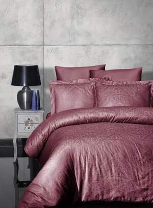 Полуторное постельное белье First Choice Jacquard Satin Siray Visne Полуторное постельное белье First Choice Jacquard Satin Siray Visne