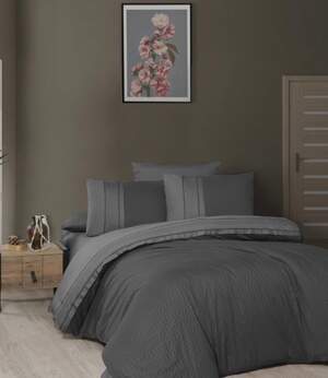 Постельное бельё First Choice Chackers Duet anthracite & smoke Постельное бельё First Choice Chackers Duet anthracite & smoke
