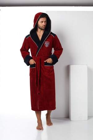 Халат чоловічий довгий Nusa 2810 Бордо