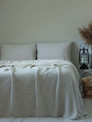 Покрывало LA MODNO Corn Natural linen 170х240 Покрывало LA MODNO Corn Natural linen 170х240
