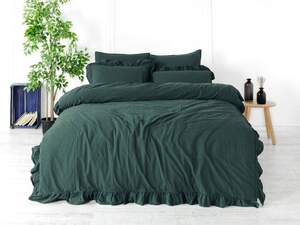 Постельное белье хлопок LIMASSO Dark Green