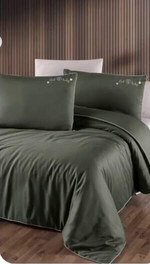 Сатиновое постельное белье First Choice Timeless green Сатиновое постельное белье First Choice Timeless green