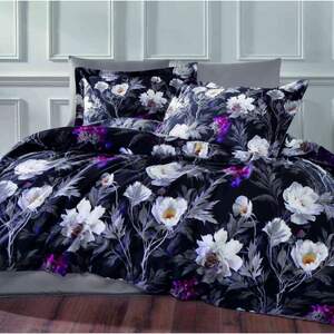 Сатинова постільна білизна TIVOLYO HOME Jet Black