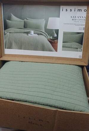 Покривало на ліжко з наволочками Issimo home Savanna