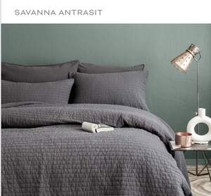 Покривало на ліжко з наволочками Issimo home Savanna 180x260