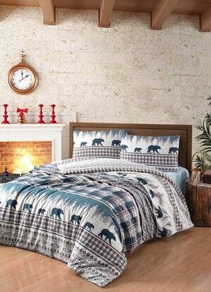 Фланелева постільна білизна First Choice Cozy