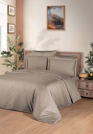 Сатиновое постельное белье La Roman Premium Satin 300TC Lucca Rock Сатиновое постельное белье La Roman Premium Satin 300TC Lucca Rock