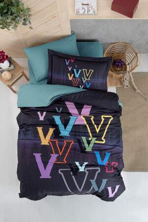 Підліткова постільна білизна First Choise Exclusive Digital Ranforse Gloss Aqua