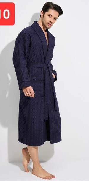 Чоловічий вафельний халат Nusa 1410