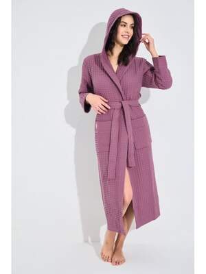 Жіночий вафельний халат Nusa 4160