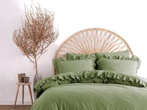 Полуторна постільна білизна LIMASSO Olive