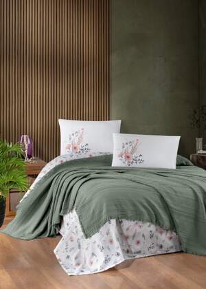 Постільна білизна літня з покривалом First Choice