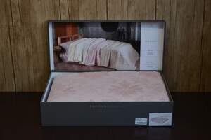 Велюрове покривало плед на ліжко Pupilla Sarah 220х240