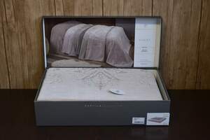 Велюрове покривало плед на ліжко Pupilla Violet 220х240